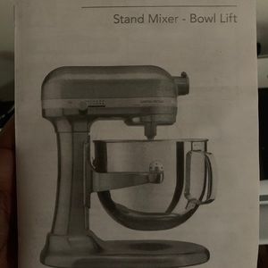 Stand mixer